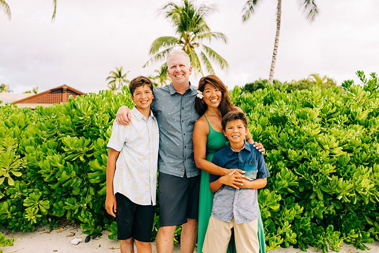 Dr. Miller and his family